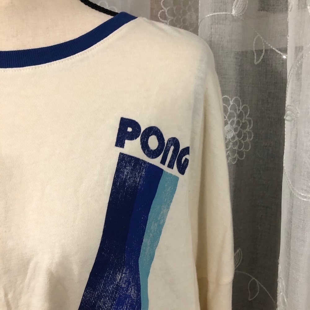 Junk food pong cream/blue  T-shirt SZ 3X NWT